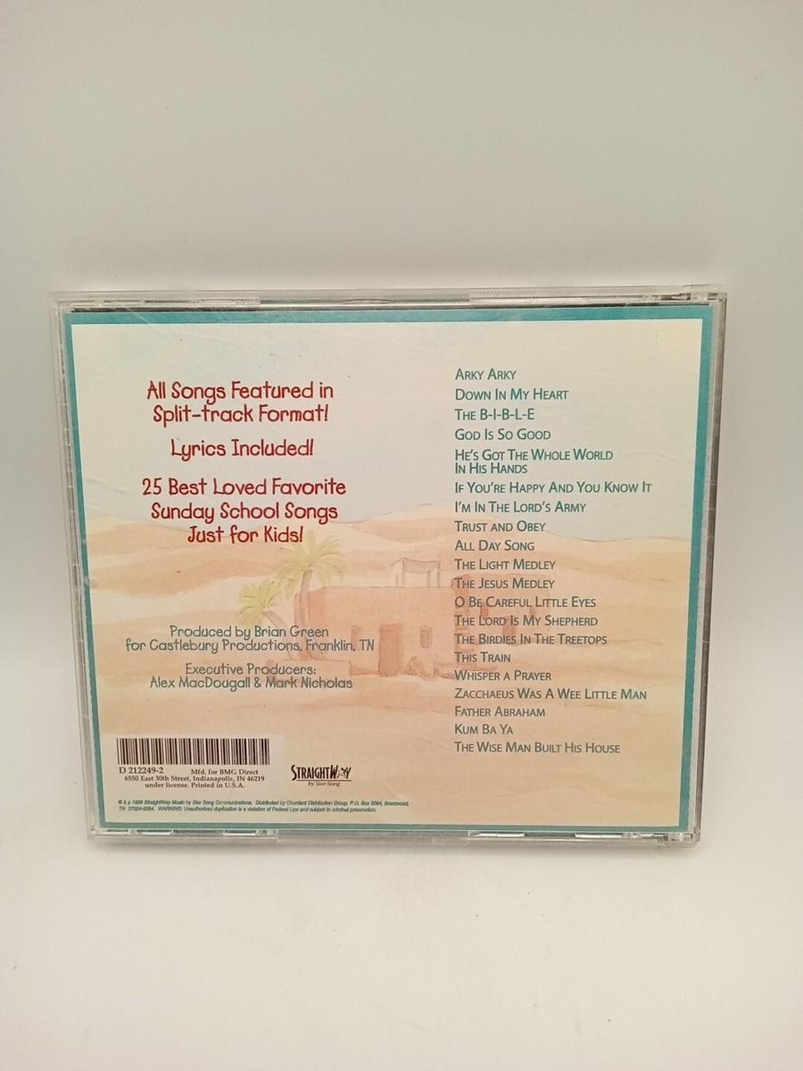 25 Sunday School Songs Kids Love To Sing CD Used | eBay