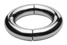 Master Series Mega Magnetize Stainless Steel cock ring 1.75in Male Enhancer Toy