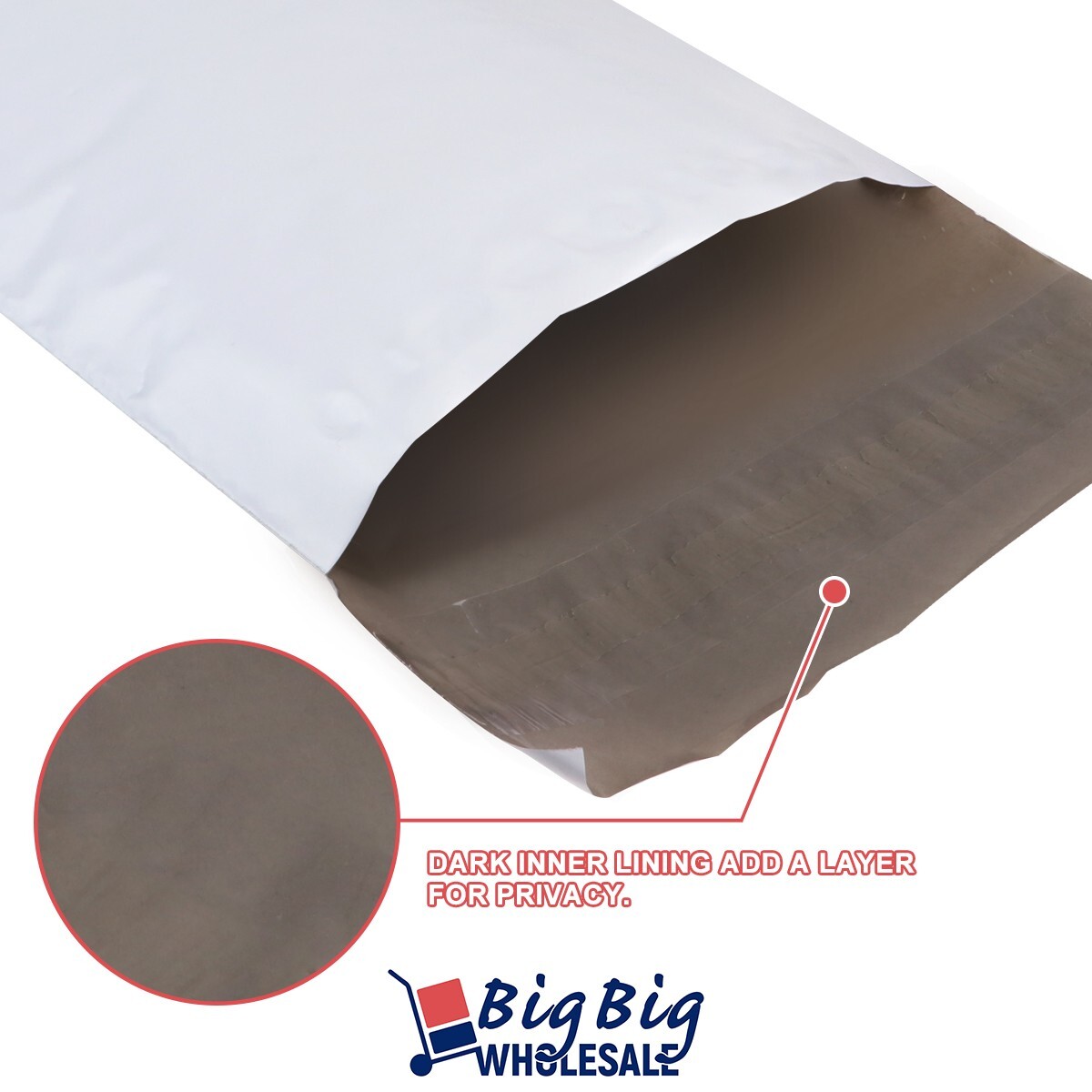 400 Pack Poly Mailers Shipping Envelopes - 200 Of 10x13 & 200 Of 12x15.5, Self Sealing, 2Mil, White