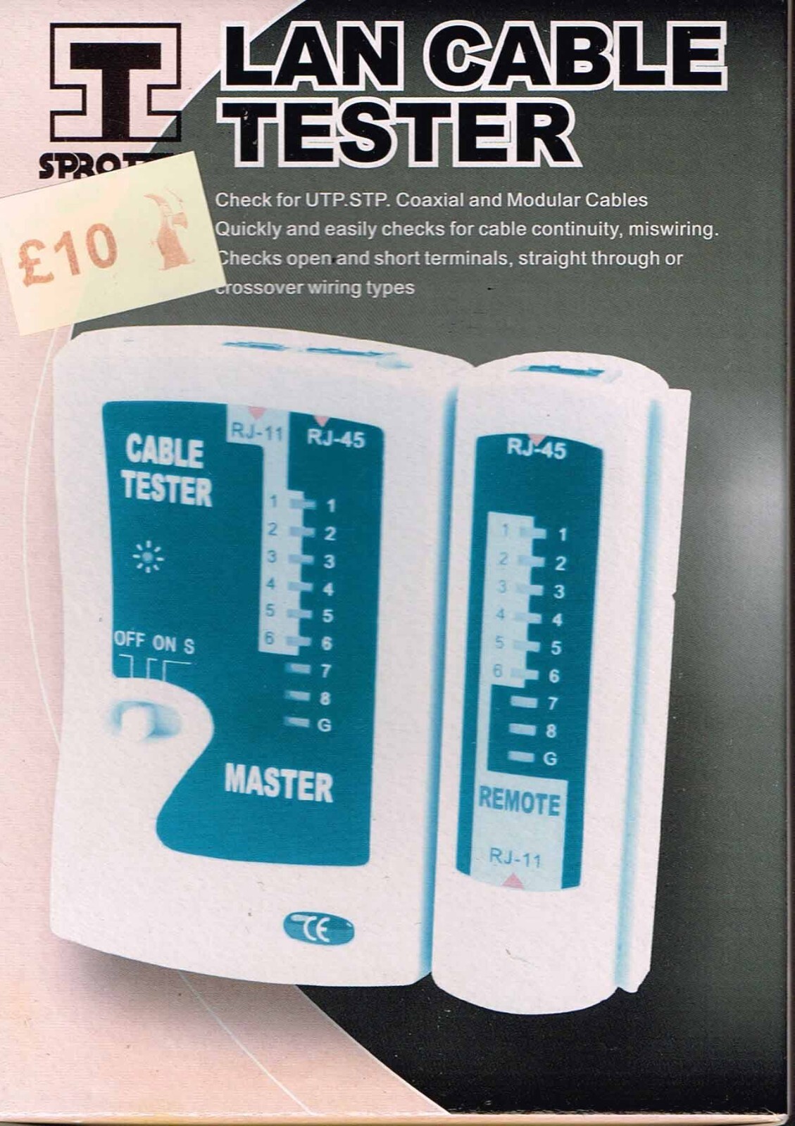 Sprotek LAN Cable Tester Multi-modular