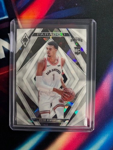 🔥 2023-24 Panini Phoenix #13 Victor Wembanyama (RC) Paragon White Ice /125 🔥 - 第 1/2 張圖片