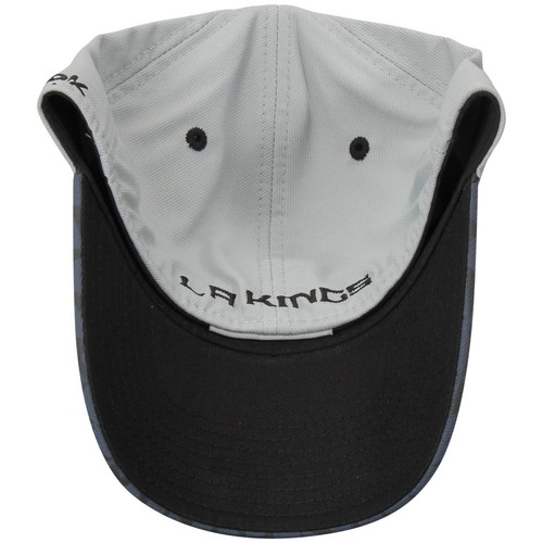 Reebok Los Angeles Kings M622Z NHL Crosscheck Stretch Fit Gray Hockey Cap Hat - Picture 4 of 4