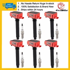 6 Ignition Coil &Spark Plug for Jeep Wrangler Grand Cherokee Chrysler 3.6L UF807