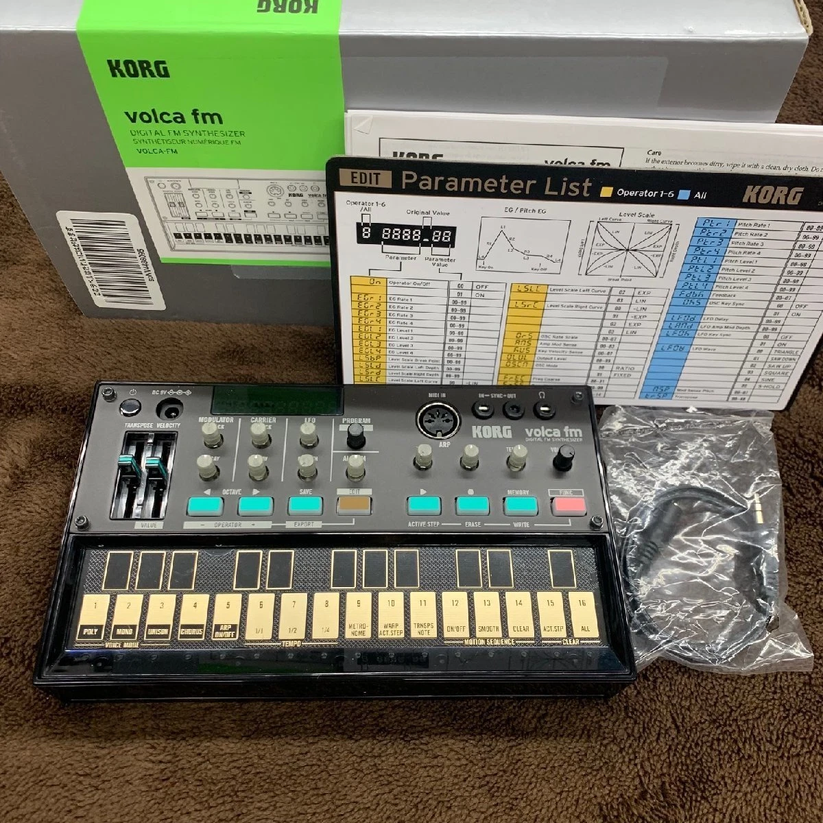 Korg volca fm sale digital fm synthesizer