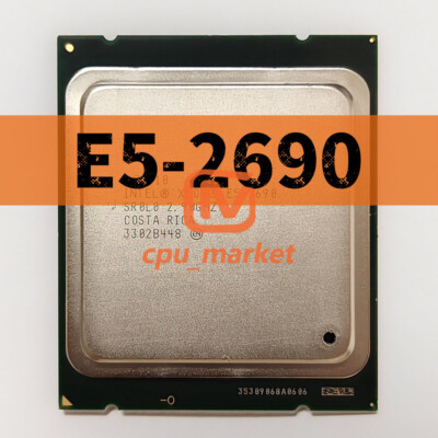 Intel Xeon E5-2690 SR0L0 2.9GHz 8 Cores 16 Threads 135W LGA2011 CPU Processor
