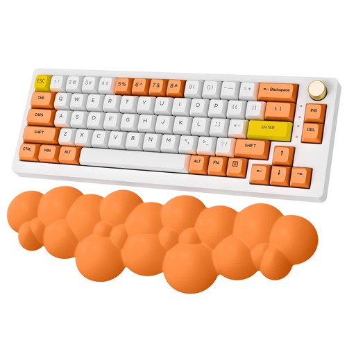 Almohadilla de reposamuñecas para teclado para juegos ATTACK SHARK, espuma viscoelástica reposamanos ergonómica Mac - Imagen 33 de 33