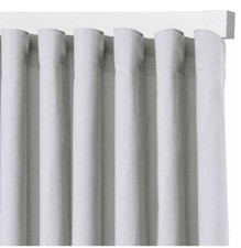 BASTONE BINARIO PER TENDE PIATTO IN ALLUMINIO 100% ITALIANO COMPLETO DI TUTTO.