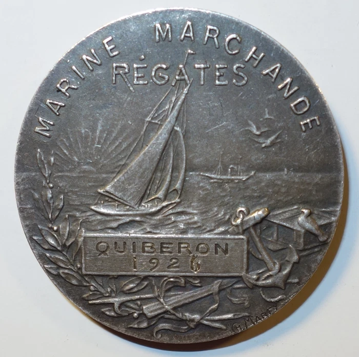 Médaille Française Ancienne Signée – Pièce Vintage Pour Collectionneurs