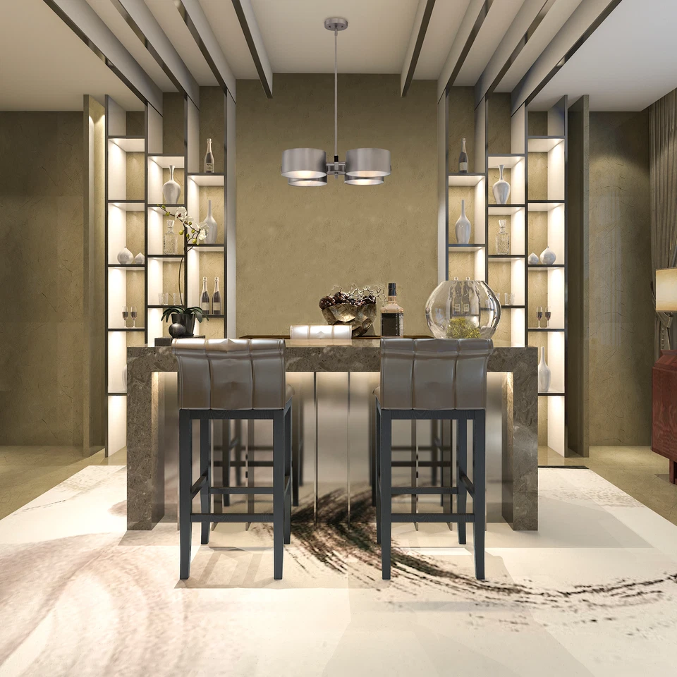 Lustre 4 Ampoules E27 60 W Westinghouse Zaro Étain Lumière suspendu Moderne - Photo 2/2