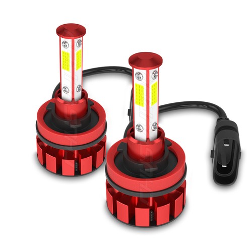 4sides LED Headlight High Low Beam + Fog Light Bulbs For Cadillac SRX 2010-2016 - Picture 2 of 12