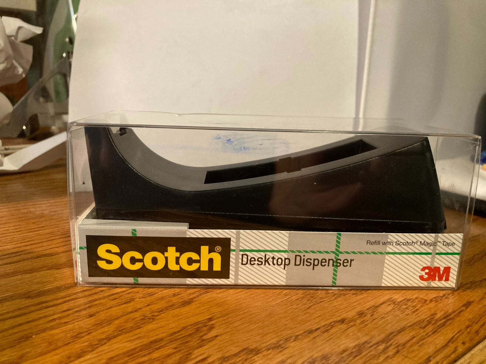 Desktop Tape Dispenser Office Desk Scotch Packaging Cutting Core Holder 1 Pack-image