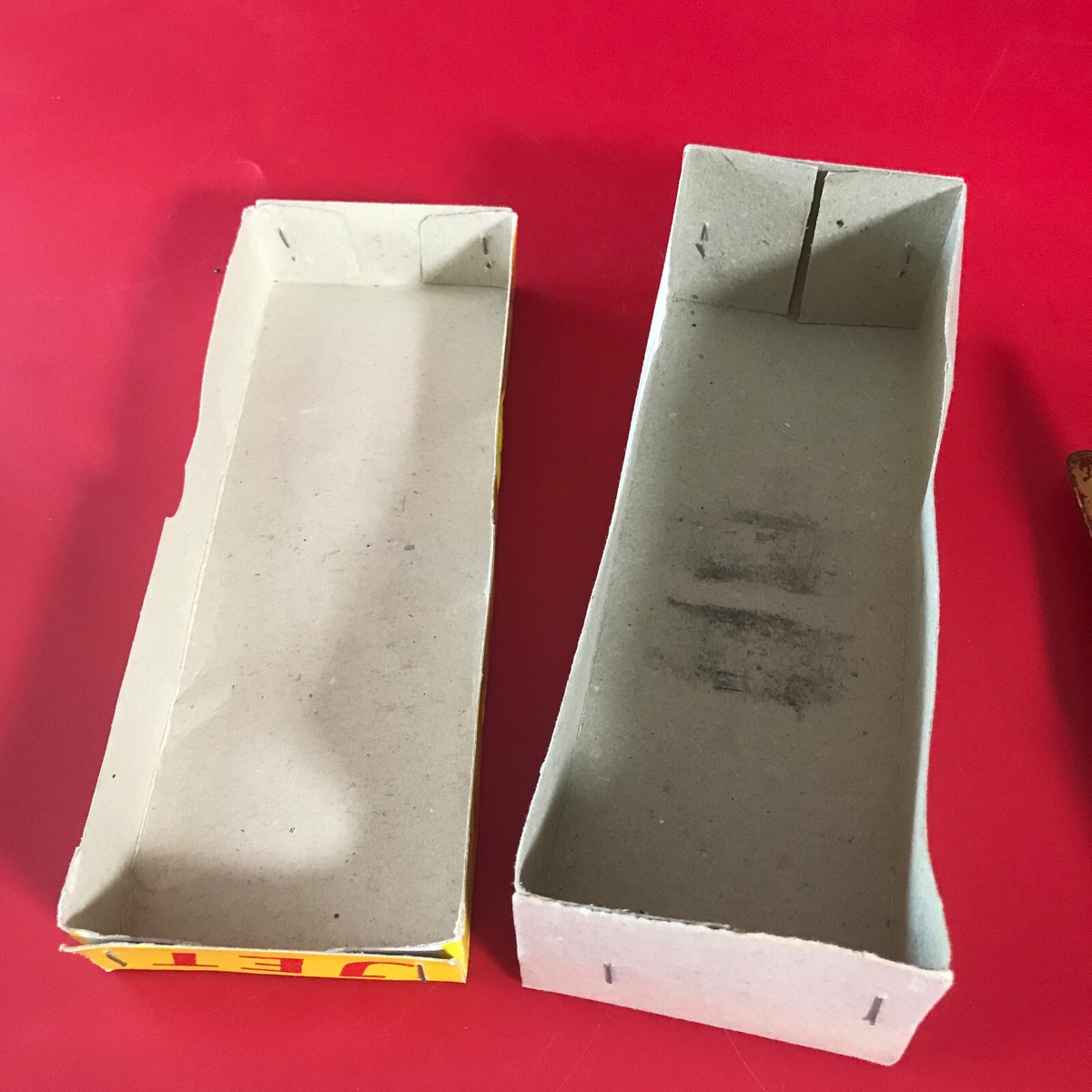 Vintage Jet Rocket Friction Tin Litho J.T. 10 with Original Vintage Jet Rocket Friction Tin Litho J.T. 10 with Original