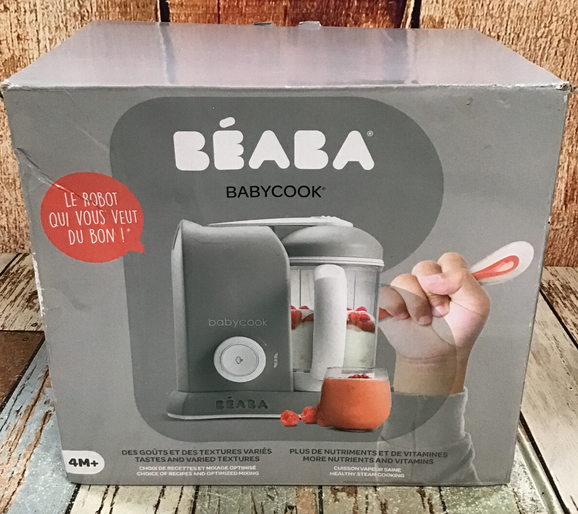 beaba babycook cloud steam cooker & blender
