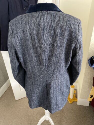 Giacca tweed donna Caldene tweed blu navy/arancione a righe/comp 42 (16-18) - Foto 8 di 19