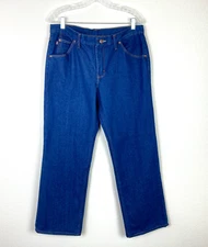 Red Kap Women’s Jeans Relaxed Straight Leg Work Uniform Size 12  34 x 29