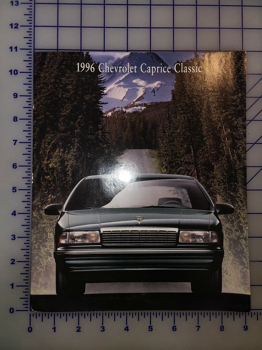 1996 Chevrolet Caprice Brochure Original Wagon | eBay