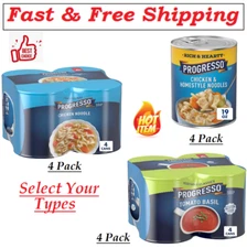 (4 Pack)Progresso Traditional,Chicken Noodle Soup,Ready To Serve,(Select Types)