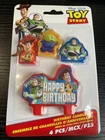 TOY STORY Birthday Candle Set x 4 Piece Woody Buzz Lightyear