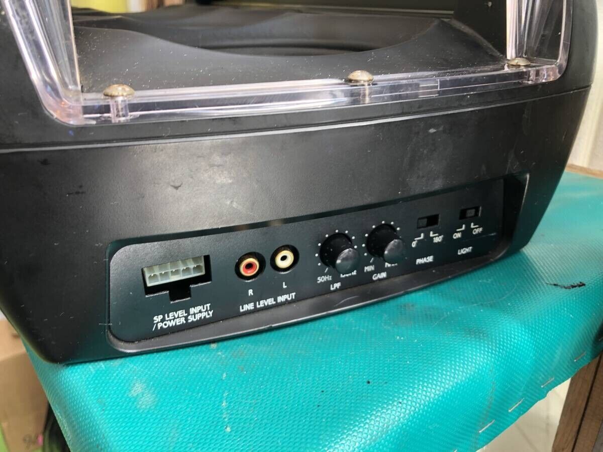 ALPINE SWE-1900 Powered Sub Woofer Max 350W Car Stereo Audio ALPINE SWE-1900 Powered Sub Woofer Max 350W Car Stereo Audio