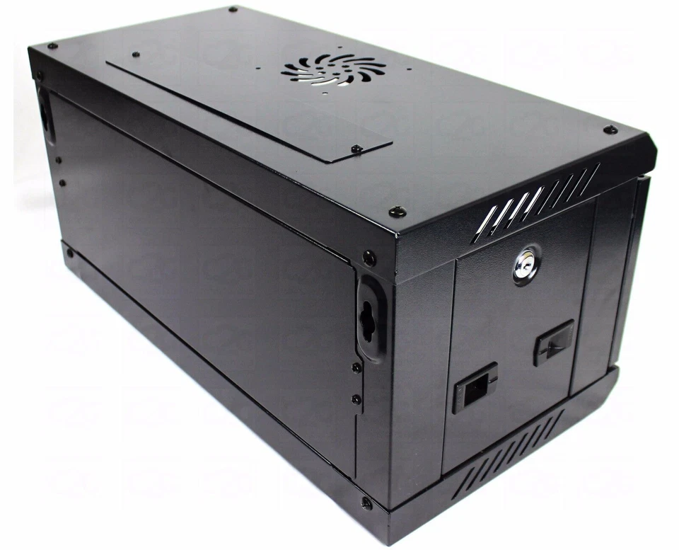 19" 10" 4U 6U 9U 12U 15U Network Data Cabinet Comms Wall Rack Patch Panel Switch - Image 4 of 4