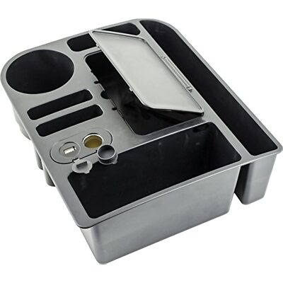 Custom Accessories Tuff Tech 91135 12V and 2.4A USB Power Caddy Organizer