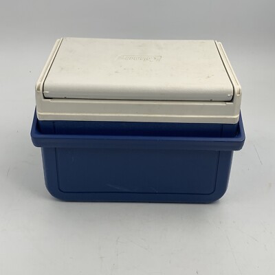 Vintage Coleman Small Blue/White Cooler - Model 5205 | eBay