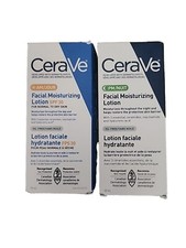 1 Box Each CeraVe AM PM, 2oz., Facial Moisturizing Lotion, SPF30, Exp. 06/26