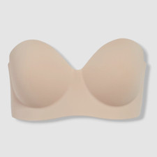 Fashion Forms Women's Beige Voluptuous Backless Strapless Bra Size DDD