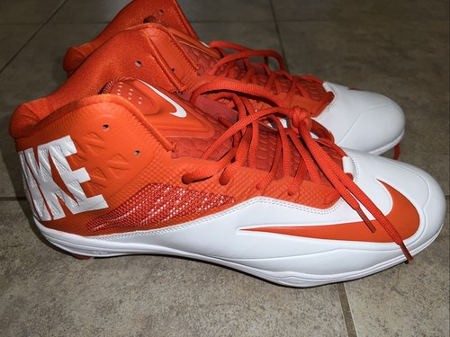 Botines de tiburón Nike Zoom Code Elite 3/4 603369-181 naranja blanco para hombre EE. UU. talla 14 - Imagen 2 de 7