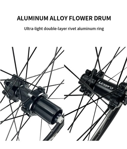 26Inch MTB Bicycle Wheelset Disc Brake Front 2 Rear 4 Bearing Straight Pull Hub - Picture 10 of 12