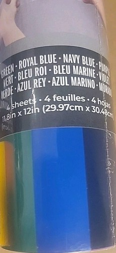 3er Pack Siser EasyWeed Wärme Vinyl Transfer Regenbogen Sampler / Brandneu + Versiegelt! - Bild 4 von 11