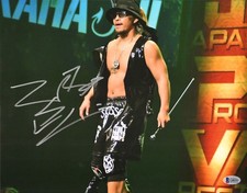 Yujiro Takahashi Signed 11x14 Photo BAS COA3 Bullet Club New Japan Pro Wrestling