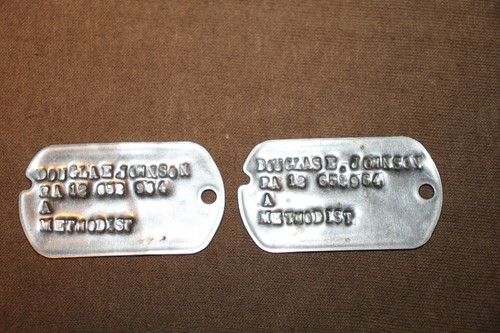 Original Pre Vietnam War Era U.S. Army Soldier's Dog Tag Set