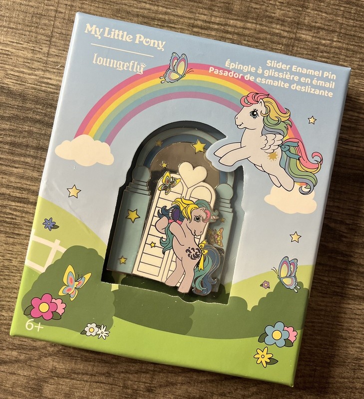 YAY! NEW WITH TAG! Loungefly My Little Pony Windy & Peachy Sliding LE Enamel Pin