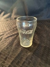 Vintage Coca Cola Small Bell Drinking Glass ENJOY COKE  8 oz, 4" Tall