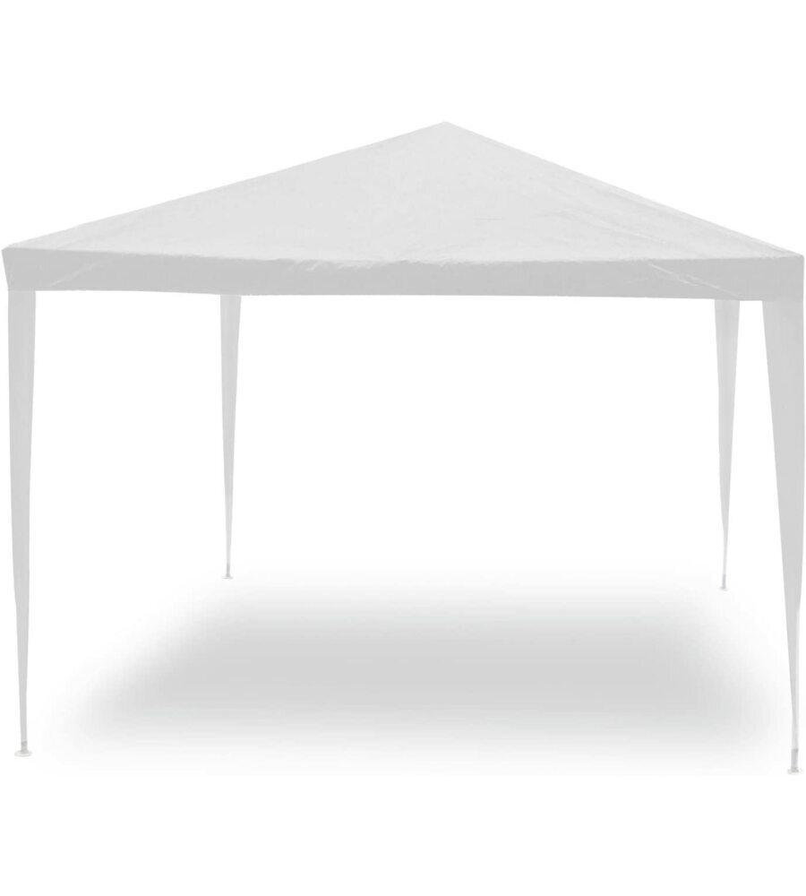 GAZEBO DA ESTERNO "FACILE" IN ACCIAIO COLORE BIANCO, 3X2 METRI