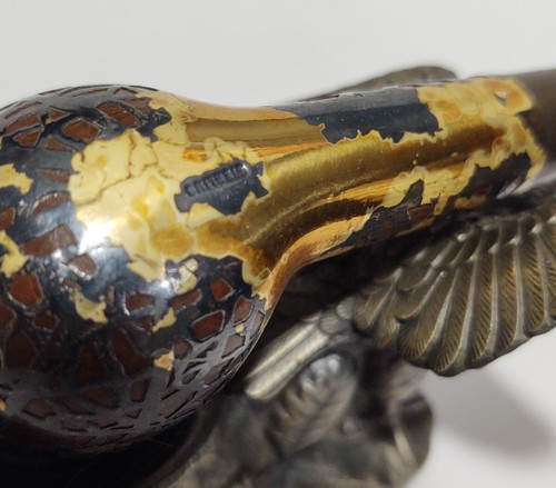 Vintage Sterling Silversmith Overlay Smoking Pipe - Horse Design - Picture 7 of 8