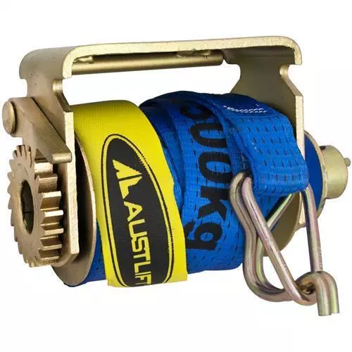 Austlift Truck Winch Ratchet Slide On Ratchet Type W/ Webbing 50mm x 9m - Picture 1 of 1