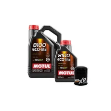 6L Motul 8100 ECO-LITE 0W20 WIX XP Filter Engine Motor Oil Change Kit API SP
