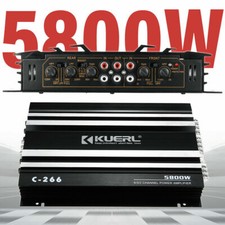 5800W 4 Channels DC 12V Car Amplifier Stereo Power Subwoofer and Amp Mini HiFi