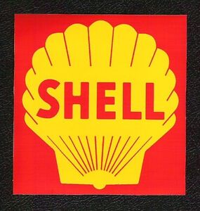Classic Shell Oil Sticker, Vintage Sports Car Racing Decal | eBay