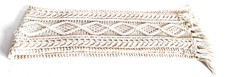 Irish Knit Scarf 100 Wool 9"x54" Cable Hand Knit in Donagal Ireland NEW