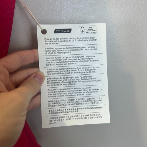 Traje de baño Zimmermann de una pieza acanalado profundo en V rojo para mujer 2-4 nuevo con etiquetas - Imagen 8 de 10