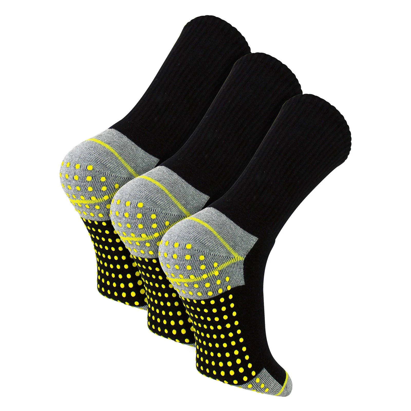Sock Snob - 3 Pairs Mens Non Slip Work Boot Socks Durable Grip Socks
Opens in a new window or tab