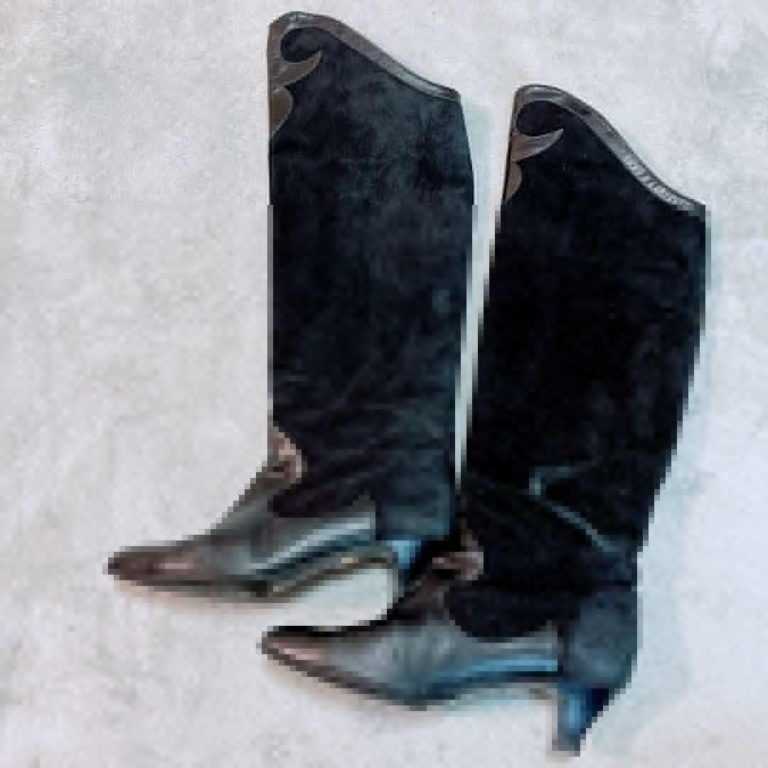 Saint Laurent Long Boots Shoes EU 36.0 US 6.0 Black Authentic thumbnail 21