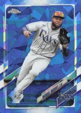 Manuel Margot 2021 Topps Chrome Update Sapphire Edition #US28 Tampa Bay Rays