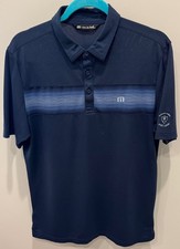 Inverness Golf Club - Travis Mathew Golf Shirt - Men's Size Medium - Blue