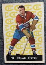 1961-62 PARKHURST #50 CLAUDE PROVOST