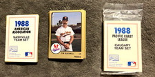 1988 PROCARDS PCL AAA BASEBALL LOT OF 3 TEAMS: NASHVILLE, PHOENIX, CALGARY