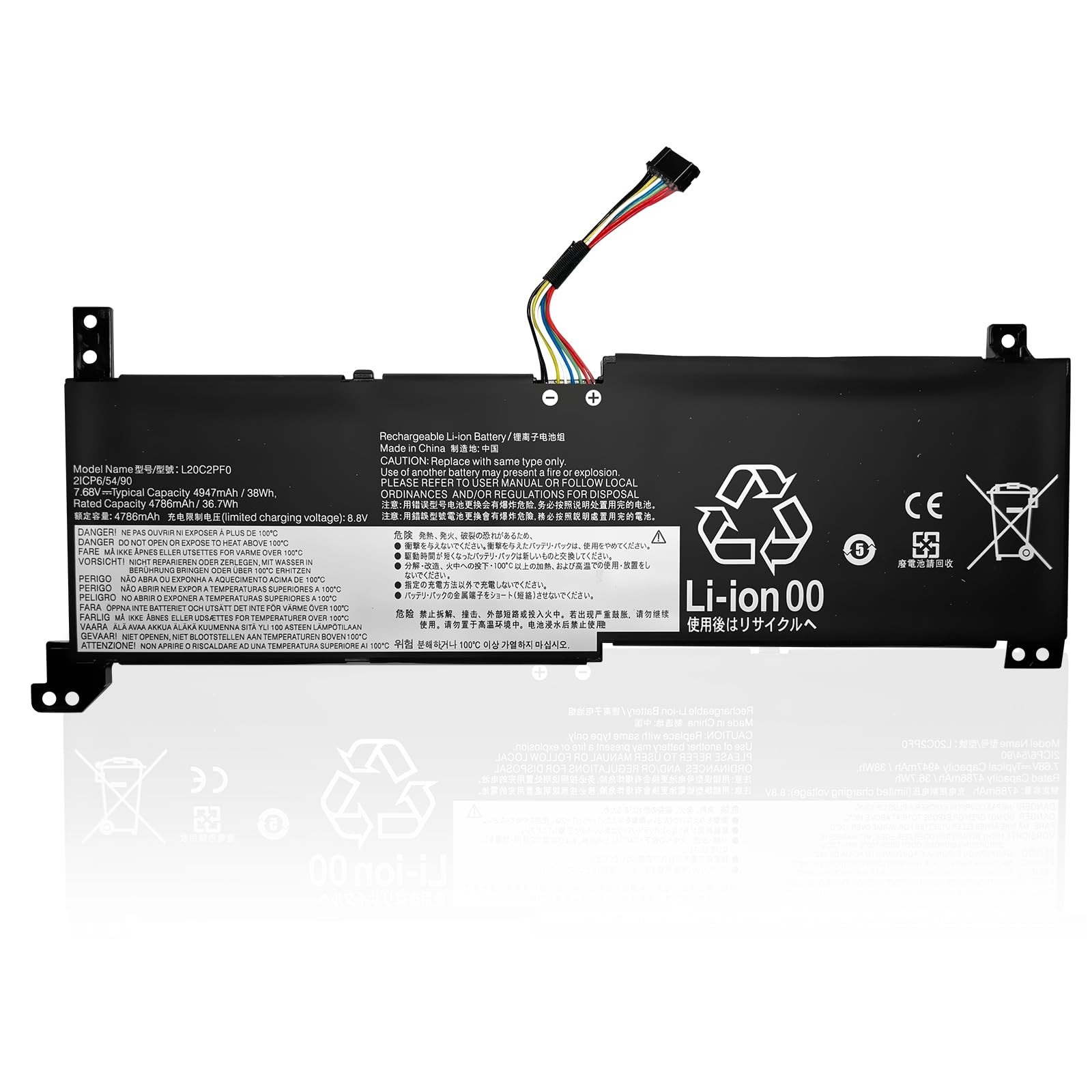 Ridai Vita al tuo Lenovo: Batteria L20M2PF0 38Wh V14 V15 G2